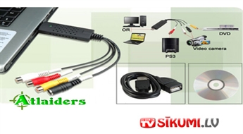 Ieskatieties! USB adapteris „Easy Cap” – audio un video ierakstu pārrakstīšanai digitālā formātā – tikai par 9,99 Ls!