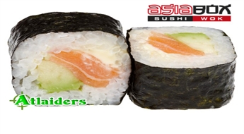 Svaigi un garšīgi suši Sake maki no Asia Box (16 gab.) - tikai par 2,49 Ls!