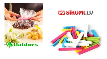 Plastikāta klipši maisiņiem (5 gab.) – tikai par 1,25 Ls!