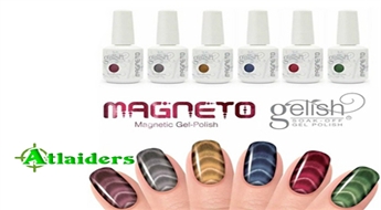Классический или аппаратный маникюр с новым лаком Gelish Magneto в салоне „Orhideja” - всего за 9,99 лата!