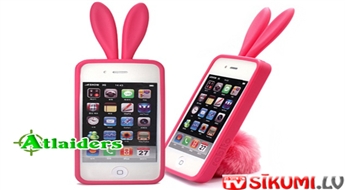 Tavam stilam! Stilīgs iPhone 4 vai 4S maciņš – Zaķis vai Citplanētietis ar 50% atlaidi – tikai par 3.99 Ls!