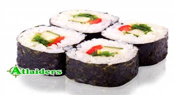 Вкусно, как никогда! Суши-сет из трех сытных комплектов maki (24 шт.) - всего за 5,20 лата!