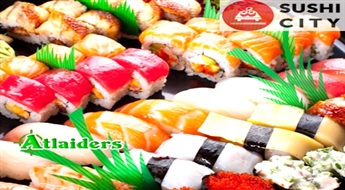 „Sushi city” предлагает: Сытный комплект суши (46 штук) по невероятно низкой цене - 10,90 латов!