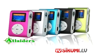 Kompakts un ērts mini MP3 atskaņotājs bez displeja VAI ar displeju - tagad par neticami zemu cenu – tikai par 3,99 Ls VAI 5,49 Ls!