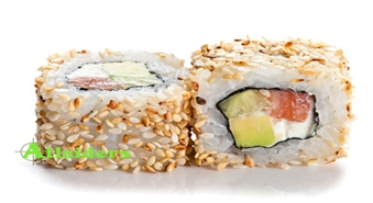 В два раза больше радости и вкуса за ту же цену! Суши Filadelfija (16 шт.) со скидкой 53%