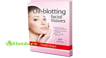 Лето без хлопот! Салфетки PUREDERM для снятия жирного блеска до 6 часов со скидкой 60%