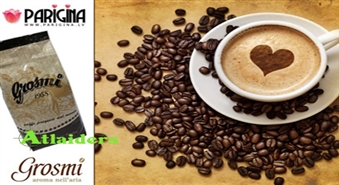 Izcila kafija jebkurai gaumei! „Grosmi 1958 Brown” - īsta itāļu kafija 100 % Arabica kafijas pupiņas ( 1 kg ) ar 40% atlaidi!