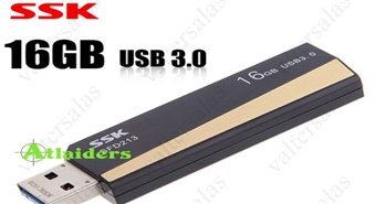 Superātra zibatmiņa SSK 3.0 ar ietilpību 16 GB ar 36% atlaidi!