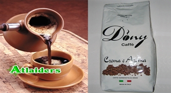 Baudi īstu itāļu kafiju! Pupiņu kafija no Itālijas "Dony Crema e Aroma" ar 46% atlaidi!