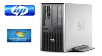 Компьютер "HP"  Intel Pentium Dual-Core, Windows 7 + 22LCD монитор