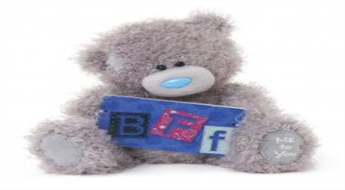 Me To You Bear With BFF Plaque