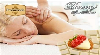 2 stundu zemeņu SPA rituāls ar balto šokolādi salonā "Dane Spa" ar 61% atlaidi! Prieka sajūtu un zemeņu garstāvolkli garantējam!