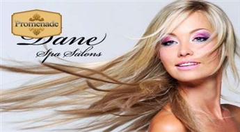 Стрижка + мелирование + укладка феном в салоне "Dane Spa" co скидкой 60%!