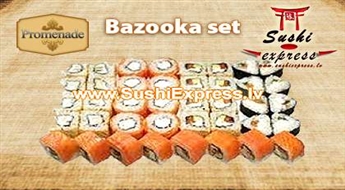 Gards piedāvājums no SushiExpress: Bazooka set 40 gab. tikai par 11.55Ls!