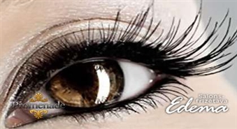 Ideālas skropstas uz ilgu laiku! Skropstu pieaudzēšana Perfect Silk Lashes  salonā „Edema” ar 56% atlaidi tikai par 11 Ls!