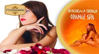 Ienirstiet apelsīnu paradīzē! Apelsīnu SPA rituāls skaistuma studijā "Orange Spa" ar 60% atlaidi!