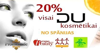 Izstādes EXPO BEAUTY 2012 apmeklējums par 1.99 Ls + 20% atlaide VINCENT DAVIANNY - DU kosmētikai!