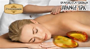 Cтудия красоты "Orange Spa" предлагает великолепную возможность насладится Янтарным массажем ( 90 минут ) со скидкой 50%!