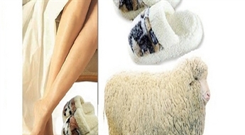 5.99Ls par 12Ls vērtām 100% MERINOS aitu vilnas čībām!