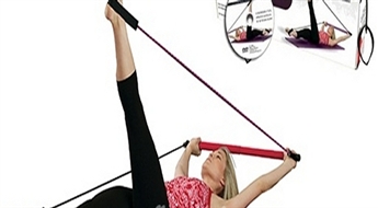 8Ls par universālo “LONG&LEAN” Pilates treniņa palīgu + DVD disku ar vingrinājumiem un pamācībām! Uzlabo izskatu un veselību relaksējošā un mierīgā veidā!