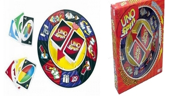 6Ls par jautru "UNO Spin" kāršu spēle visai ģimenei!