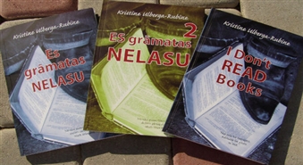 Lieliska dāvana Ziemassvētkos: "Es grāmatas nelasu 1 vai 2 dala, vai angļu valodā" ar 50% atlaidi!