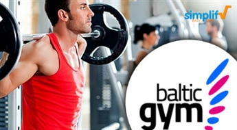 BALTIC GYM: НЕОГРАНИЧЕННЫЙ абонемент в спортзал (1 месяц)
