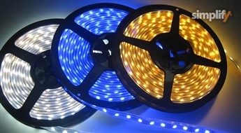 Ūdensdrošas LED lentas ar pulti - 300 diodes 5 metros