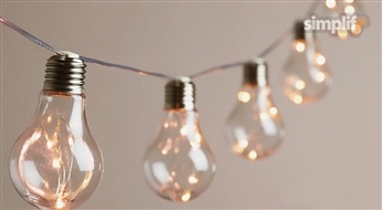 Гирлянда с 10 LED-лампочками (2 модели)