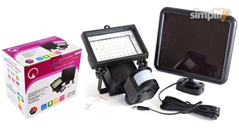 LED Prožektors ar Sensoru un Solāro Paneli