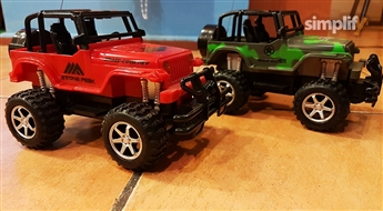 Lielās radiovadāmās automašīnas: JEEP OFFROAD