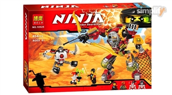 Lielais plastmasas konstruktors "Nindza" (454 klucīši)