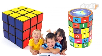 (2 par 1 cenu) Kubiks rubiks + Matemātikas rullis