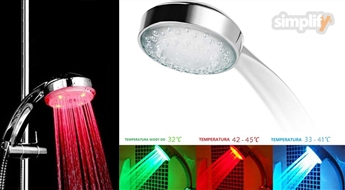 Душевая лейка с LED диодами