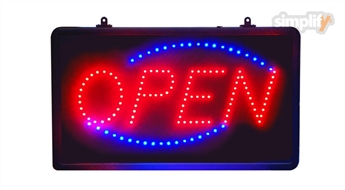 LED табличка "BAR" или "OPEN"