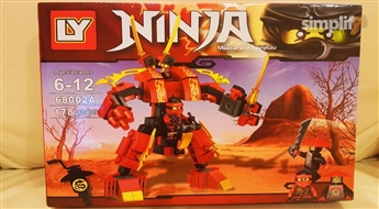 Plastmasas konstruktors "Nindza" (178 klucīši)