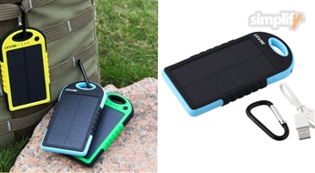 Power Bank ar saules bateriju