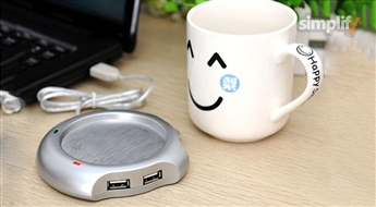 Стильный USB нагреватель для кружки