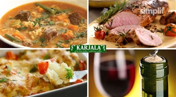 Восхитительный ужин в бар "Каrjala"