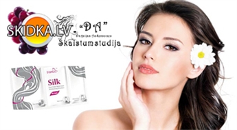 De Luxe SILK ЭФФЕКТ нежнoe прикосновение шелка: процедурa для лица и шеи.