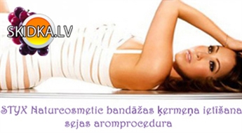 STYX Naturcosmetic bandāžas ķermeņa ietīšana + sejas aromprocedura.