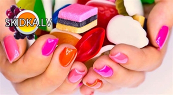 Ekspress manikīrs + noturīgs Gelish salonā “LADY” ar 50% atlaidi !