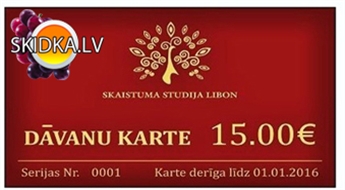 Dāvanu karte jebkurai Jūsu izvelētai procedūrai Skaistuma Studija Libon, 10 eiro!