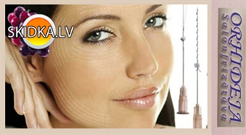 Ārsta-dermatologa konsultācija par 3D mezodiegu ādas nostiepšanu (bezoperācijas plastika) - estētiskās medicīnas jaunumu – tikai par € 10!