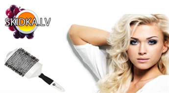 Global Keratin Thermal Round Brush - Brush ar antibakteriālu iedarbību uz matiem un galvas ādu.