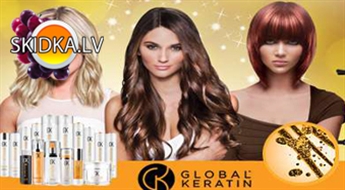 Выпрямление волос GK Hair кератином.