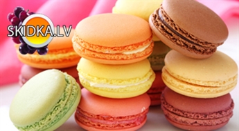 LATVIJĀ RAŽOTO, gaisīgo un gardo cepumu "Macaroons" asorti (12 gab.)
