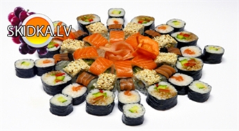 Īpašs piedāvājums suši cienītājiem - bagātīgs suši komplekts no SUSHICITY par 50% lētāk!