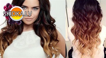 Окрашивание волос в технике OMBRE + стрижка + укладка в салоне Venezia