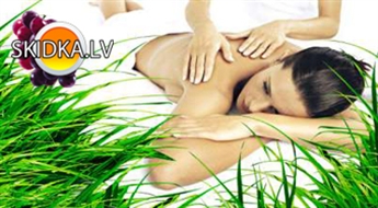 SPA rituāls ar pavasara pļavas zālem salonā "Eklektik"!